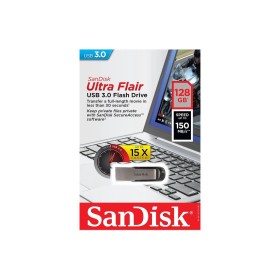 Memorie USB Flash Drive SanDisk Ultra Flair, 128GB, USB 3.0 - SriHo...