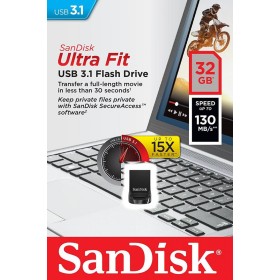 Memorie USB Flash Drive SanDisk Ultra Fit, 32GB, USB 3.1 - SriHome.ro
