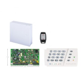 Centrală Magellan cu emiţător-receptor radio-32 zone, Stay D si apl...