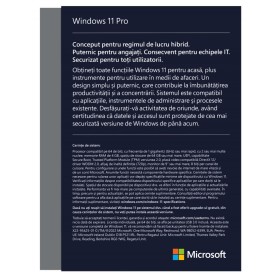 Licenta retail Microsoft Windows 11 Pro 32-bit/64-bit Romanian USB ...