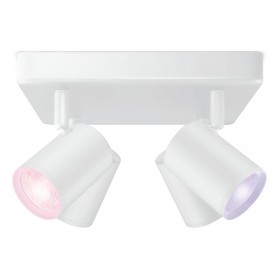 Spot LED RGB WiZ Imageo SQ, Wi-Fi, Bluetooth, control vocal, 4xGU10...