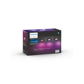 3 Spoturi LED RGB incastrate Philips Hue Centura, Bluetooth, GU10, ...