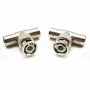 Conector BNC TATA la 2 X conectori BNC MAMA, LN-CTB03A, pachet 10bu...