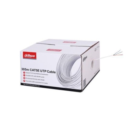 Cablu UTP CAT5E 305m, Alimentare PoE: maxim 160m, Manta exterioară ...