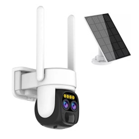 Camera Supraveghere Wireless Exterior cu Acumulator si Panou Solar ...