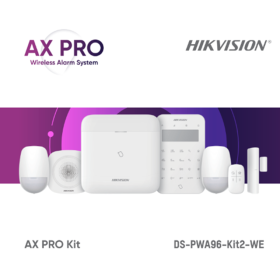 Kit de alarma wireless AX PRO Middle Level DS-PWA96-Kit2-WE contine...