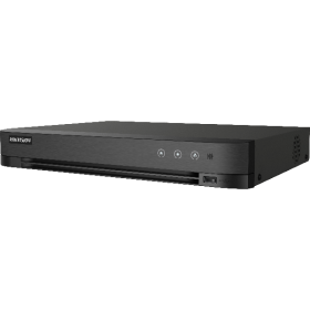 DVR Hikvision 4 canale IDS-7204HUHI-M1/PC recording up to 8-ch IP c...