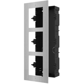Panou frontal pentru 3 module videointerfon modular Hikvision DS-KD...