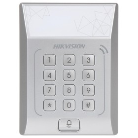 Cititor standalone cu tastatura si card de proximitate Hikvision, D...