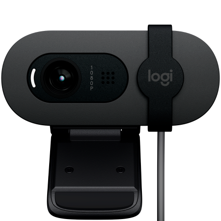 LOGITECH Brio 100 Full HD Webcam - GRAPHITE - USB - SriHome.ro