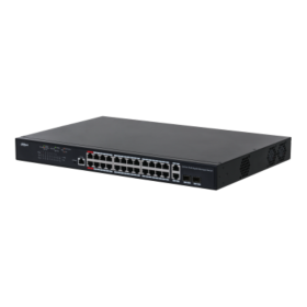 Dahua managed switch 26 porturi, 24 porturi POE, Interfata:24 x 10/...