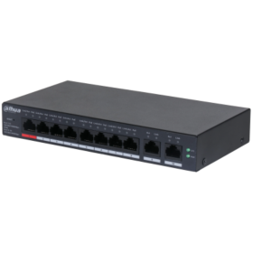 Dahua 10 Port Cloud managed POE switch CS4010-8ET-110, Interfata: P...