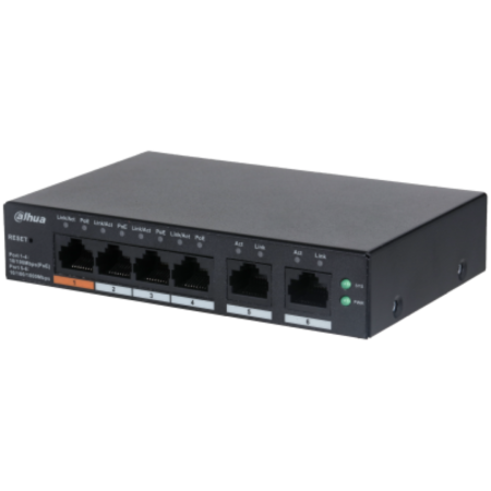 DAHUA 6 port Managed Desktop switch, CS4006-4ET-60, Interfata: Port...