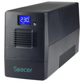 UPS Spacer Line Int. cu management, LCD, 800VA/ 480W, AVR, 2 x sock...