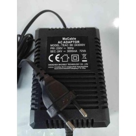 Sursa alimentare 24V/3A pentru camere Speed Dome Milesight 1.4m 130...