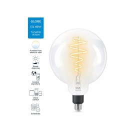 Bec LED inteligent vintage (decorativ) WiZ Connected Filament Clear...