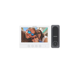 Kit video intercom Hikvision DS-KIS212, caracteristici post exterio...