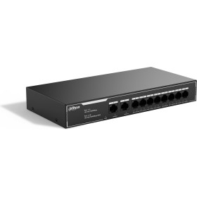 DAHUA 10-Port Economical Gigabit PoE Switch with 8-Port PoE, Port 1...