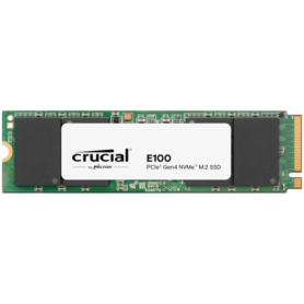 Crucial E100 480GB SSD PCIe 4.0 Gen4 M.2 2280 NVMe, Read/Write: 4500/2500 MB/s