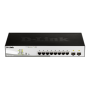 DLINK SW 8P-GB POE+ 2CMB SMART RM