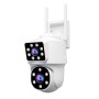 Camera Supraveghere Wireless 2MP full HD Lentila Duala Pan/Tilt Aud...