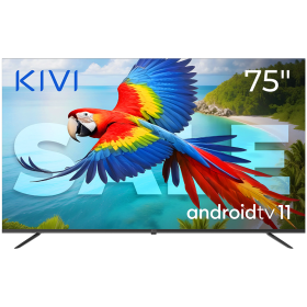 75", UHD, Android TV 11, Black, 60 Hz, AV1, Sound 2x12W, 127 kWh/10...