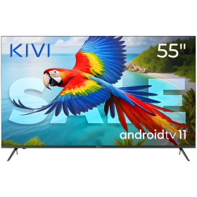 55', UHD, Android TV 11, Black, 3840x2160, 60 Hz, Sound 2x12W, 83 k...
