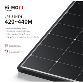 Panou Solar Fotovoltaic Monocristalin Longi Hi-MO6 Explorer LR5-54H...