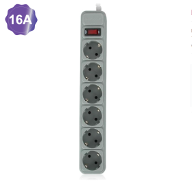 Prelungitor GEMBIRD, Schuko x 6, conectare prin Schuko (T), cablu 3...