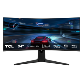 Monitor TCL 34" 34R83Q, Curvature: 1500R, Diagonal (inch): 34, Diag...