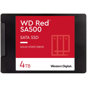 SSD NAS WD Red SA500 4TB SATA, 2.5", 7mm, Read/Write: 560/520 MBps,...