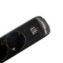 PRELUNGITOR SPACER, Schuko x 5, conectare prin Schuko (T), USB x 2,...