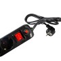 PRELUNGITOR SPACER, Schuko x 5, conectare prin Schuko (T), USB x 2,...