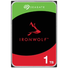 HDD NAS SEAGATE IronWolf 1TB CMR, 3.5", 256MB, 5400RPM, SATA, Rescu...