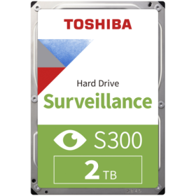 HDD Video Surveillance TOSHIBA S300 2TB SMR, 3.5'', 128MB, 5400RPM,...