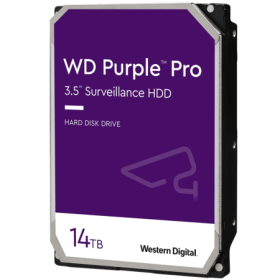 HDD Video Surveillance WD Purple Pro 14TB CMR, 3.5'', 512MB, 7200 R...