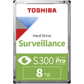 HDD Video Surveillance TOSHIBA S300 PRO 8TB CMR, 3.5'', 512MB, 7200...