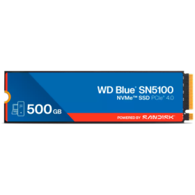 SSD WD Blue SN5100 500GB M.2 2280 PCIe Gen4 x4 NVMe QLC 3D, Read/Wr...
