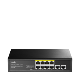 CUDY 8-Port Gigabit PoE+ Switch 2 Gigabi