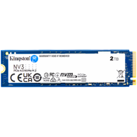 Kingston 2TB NV3 SSD M.2 2230 PCIe 4.0 NVMe, Read: 6,000/ Write: 5,000MB/s