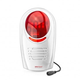 Sisteme de alarma Sirena cu avertizare optica si sonora wireless Wolf-Guard LB-W03 Wolf-Guard