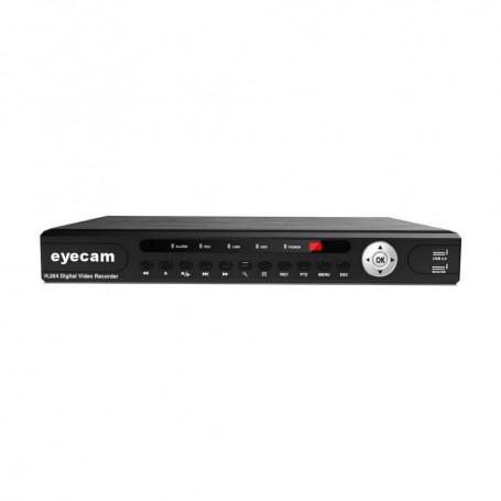 EyecamDVR 16 Canale Pentabrid 5 in 1 XVR 1080N 5MP Eyecam EC-XVR4107