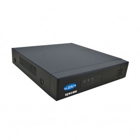 NVR NVR 4 Canale POE full HD 1080P Eyecam EC-NVR7001 Eyecam