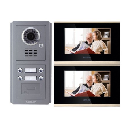 LeelenVideointerfon IP LEELEN 2 familii cu cititor de card