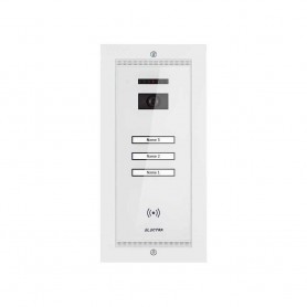 ELECTRAPanou video smart exterior Electra 3 familii montaj incastrat alb