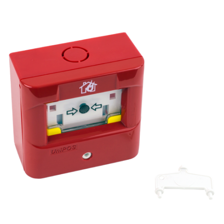 Buton conventional de alarmare incendiu - UNIPOS FD3050N