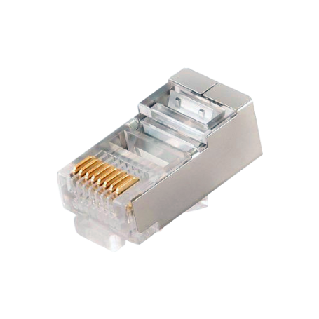 Mufa RJ-45 Cat.5e, ecranata, 100 buc. RJ45M-CAT5E