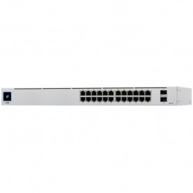 Ubiquiti USW-Pro-24-POE-EU configurable Gigabit Layer2 and Layer3 switch with auto-sensing 802.3at PoE+ and 802.3bt PoE++