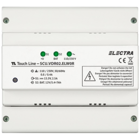 Unitate centrala de alimentare video REZIDENTIAL - 1 OUT - ELECTRA SCU.VDR02.ELW0R