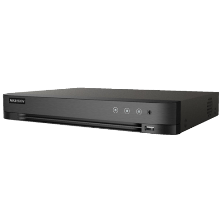 DVR AcuSense 4 ch. video 5MP, Analiza video, AUDIO 'over coaxial' - HIKVISION IDS-7204HUHI-M1-SA